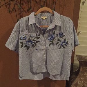 cute collared button up shirt